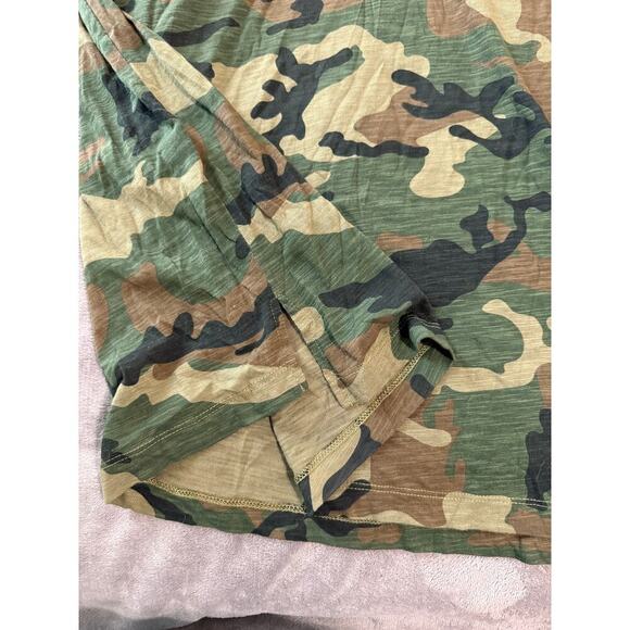 NWOT Sanctuary‎ Size 2X Women Cotton Blend Green Camo Short Sleeve Pocket Dress - Picture 9 of 9